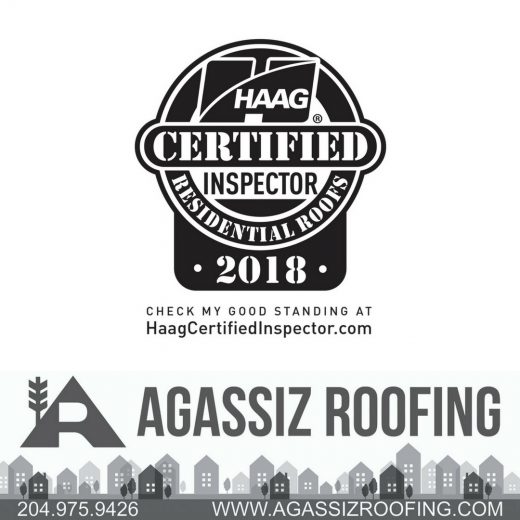 Agassiz Roofing - A Winnipeg Roofing Company - HAAG Certified Roof Inspector